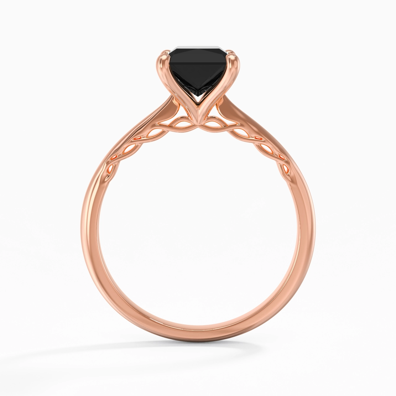 Understated Radiant 2.00ct Cubic Zirconia Engagement Ring