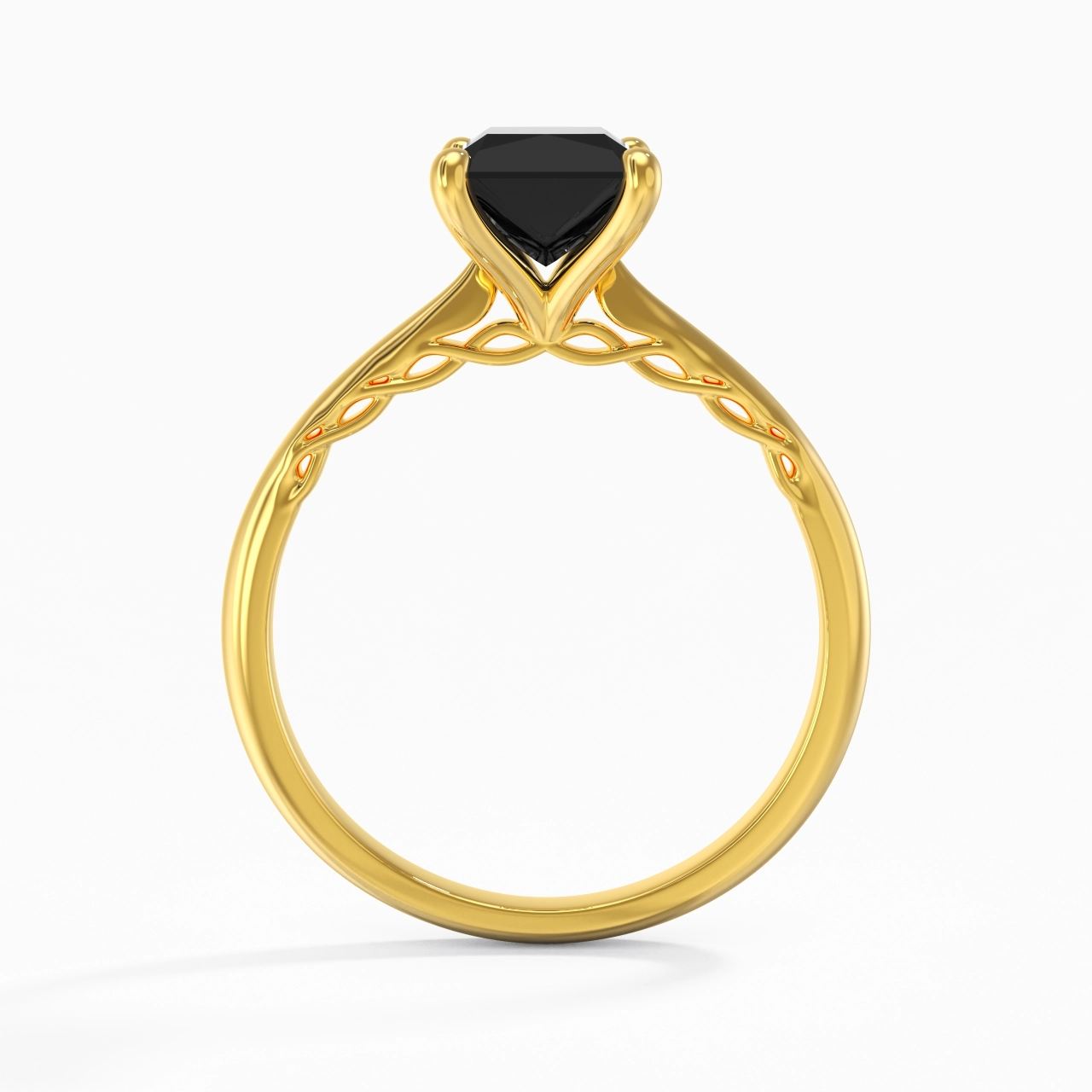 Sobrio Radiante 2.00ct Circonio cúbico Anillo de Compromiso