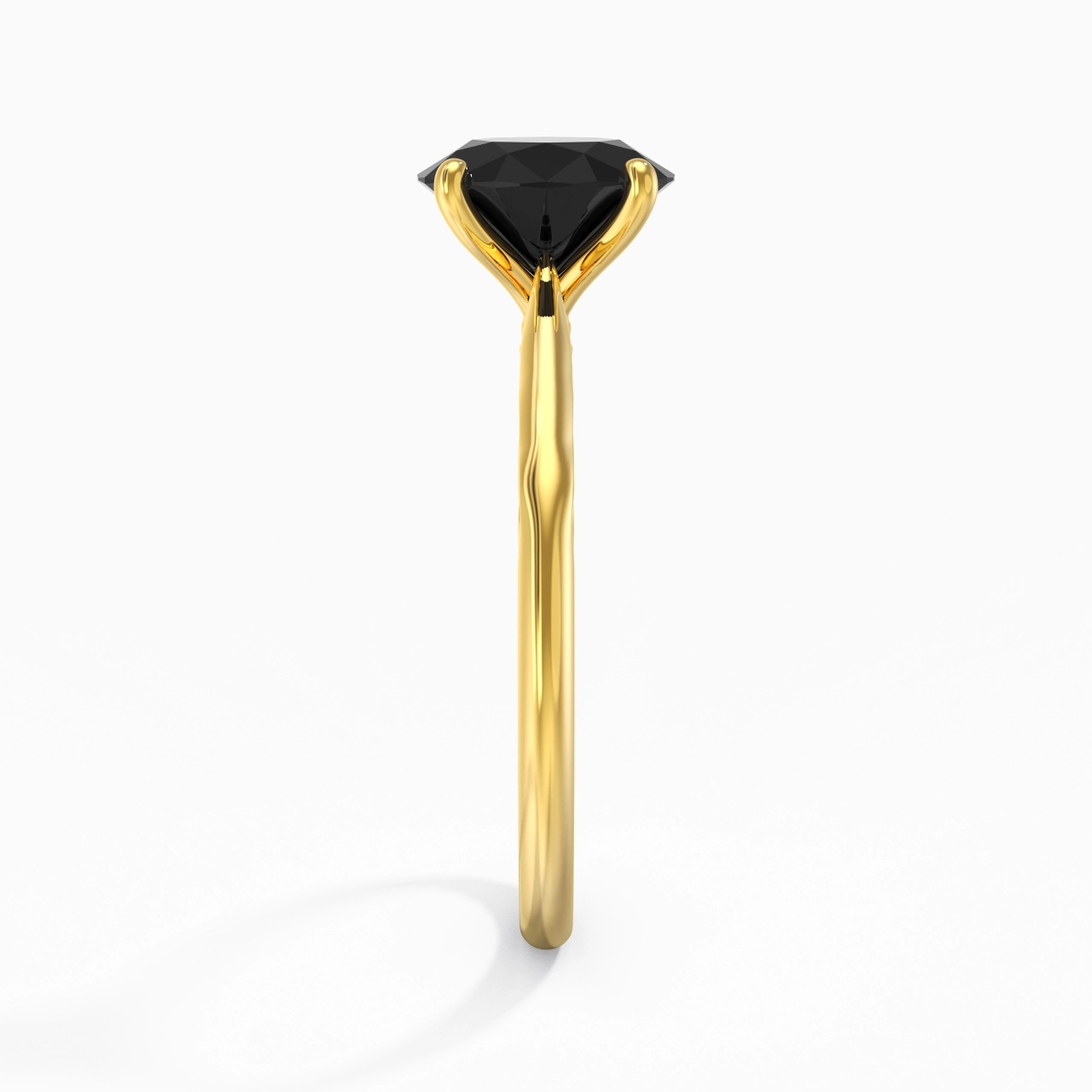 Sobre Rond 1.50ct Zircon cubique Bague de fiançailles