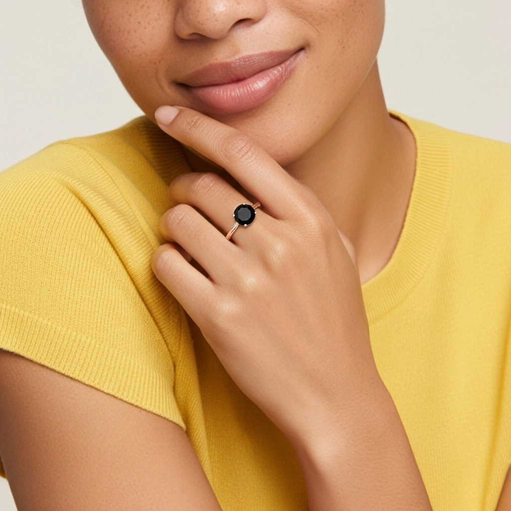 Understated Round 1.00ct Cubic Zirconia Engagement Ring