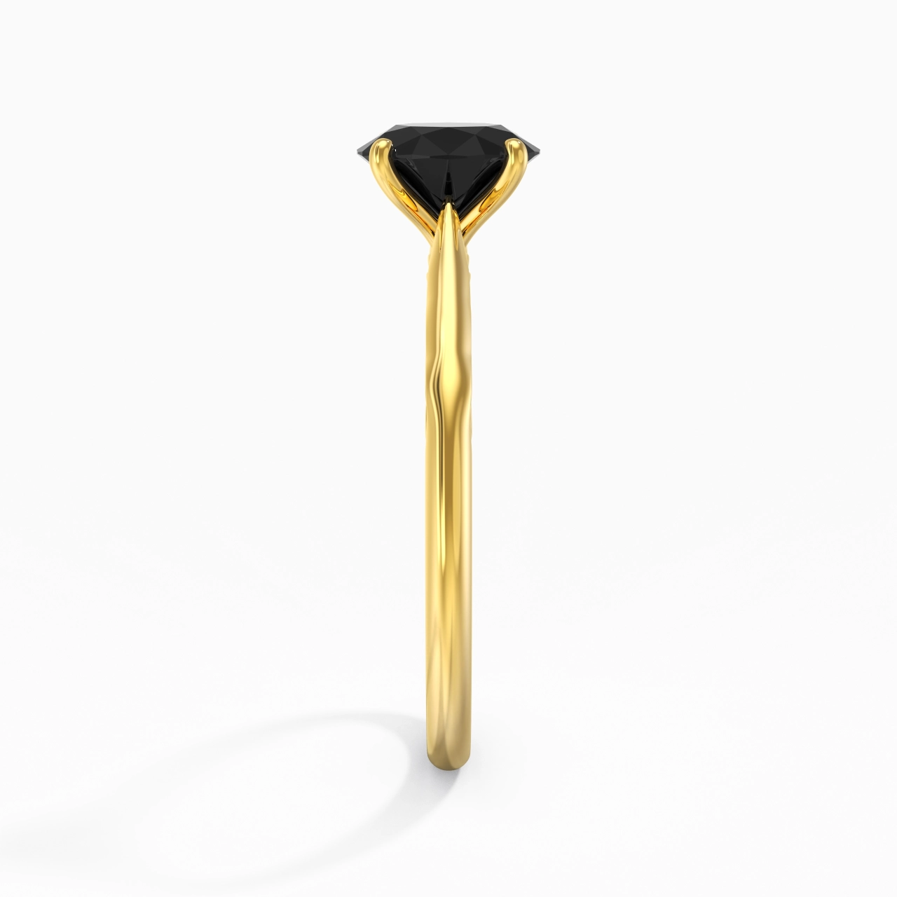 Understated Round 1.00ct Cubic Zirconia Engagement Ring