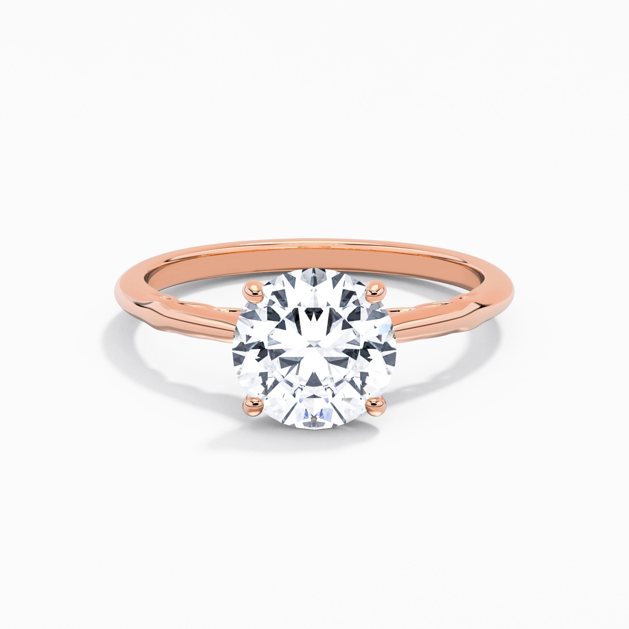 2.00ct Moissanite Engagement Ring 925 Sterling Silver