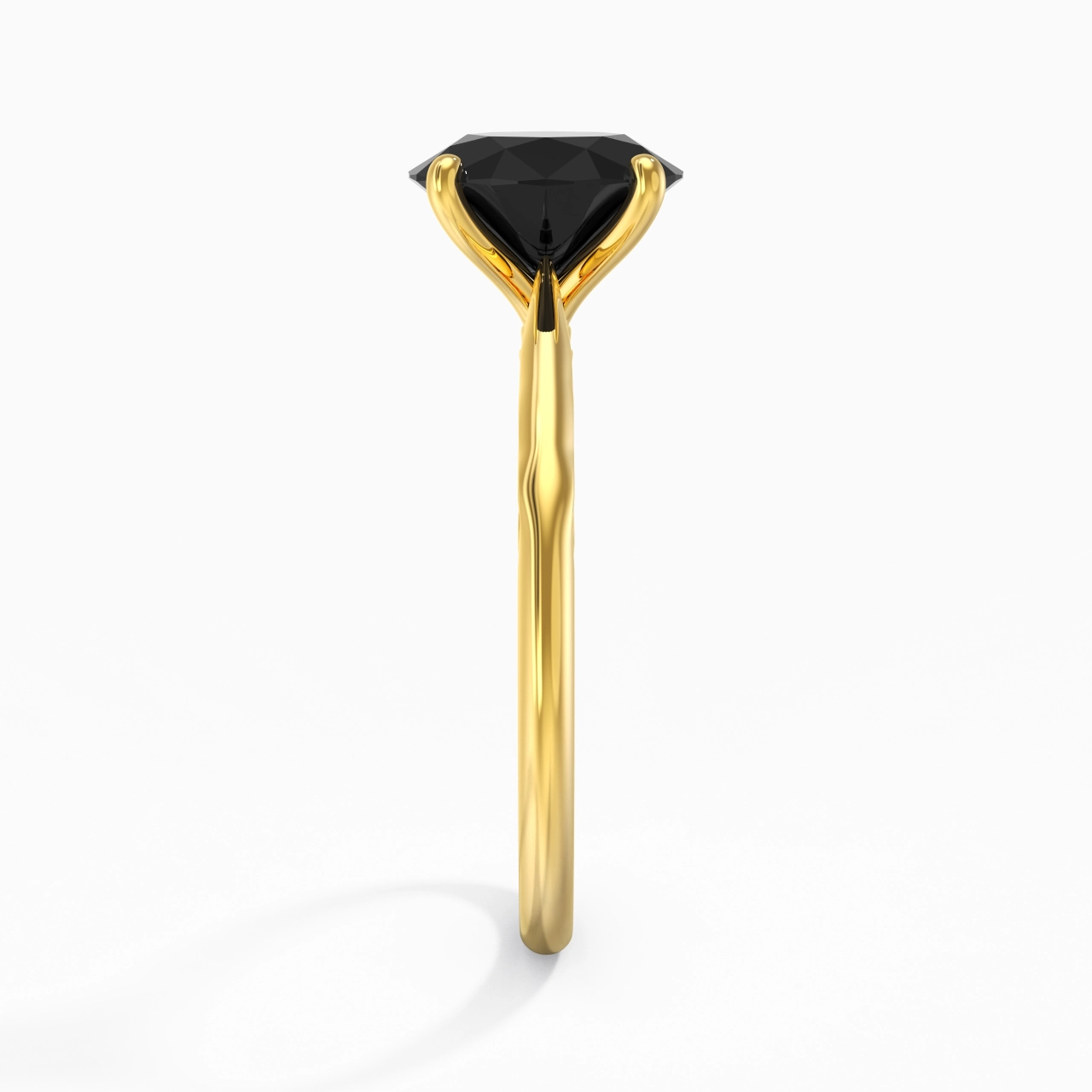 Sobre Rond 2.00ct Zircon cubique Bague de fiançailles