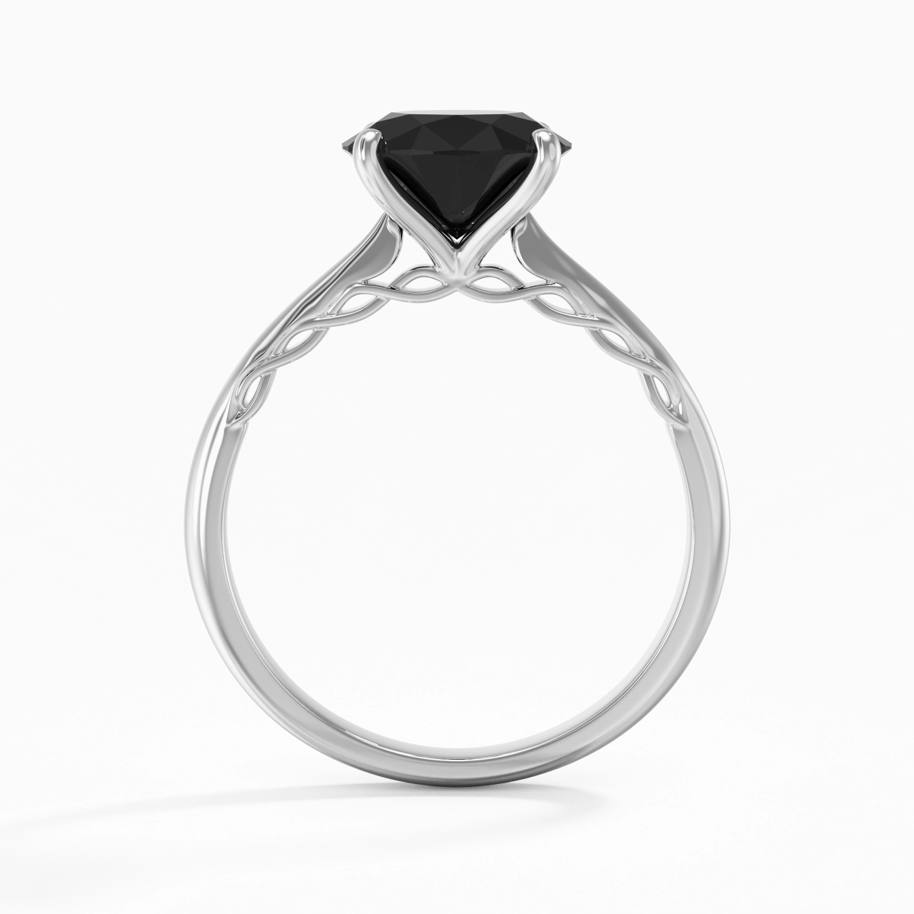 Understated Round 2.00ct Cubic Zirconia Engagement Ring