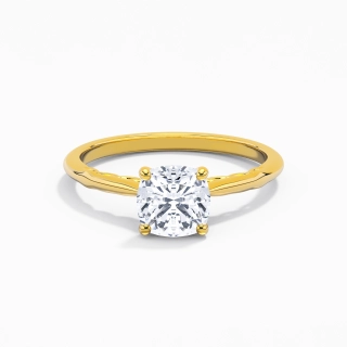 Understated Cushion 1.50ct Moissanite Engagement Ring