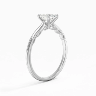 Understated Oval 1.00ct Moissanite Engagement Ring