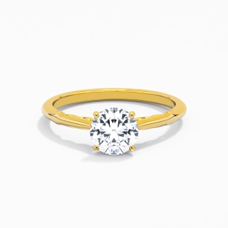 1.00ct Moissanite Engagement Ring 925 Sterling Silver