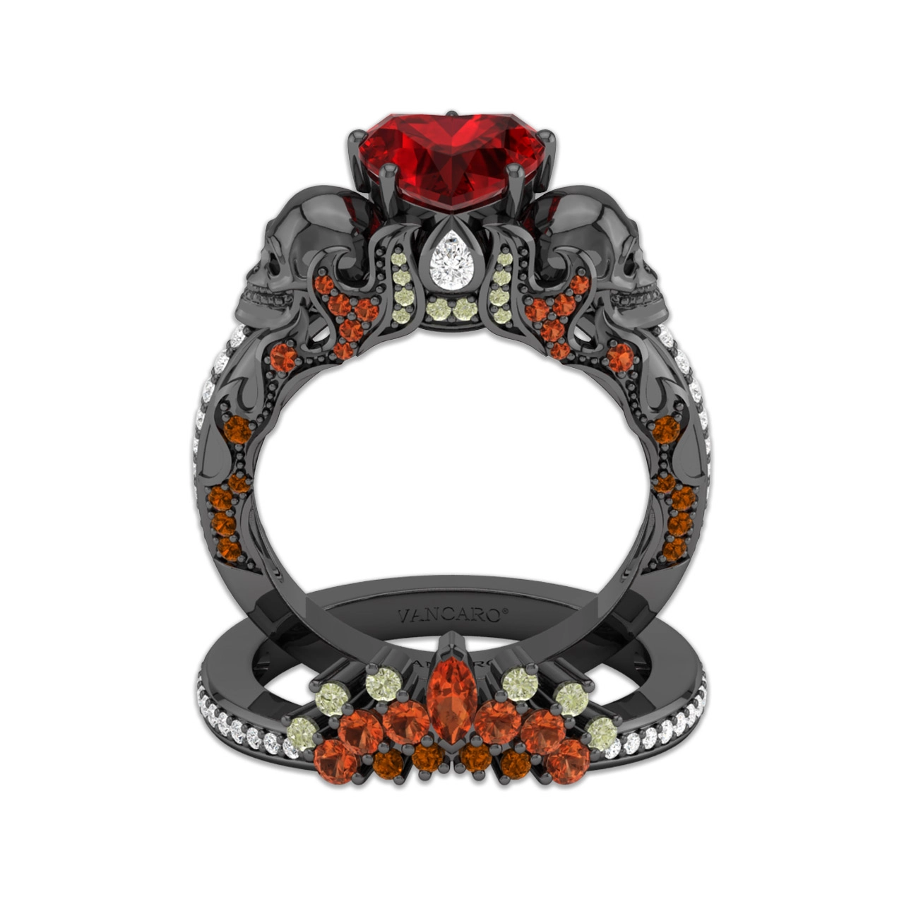 Gothic Skull Ring
