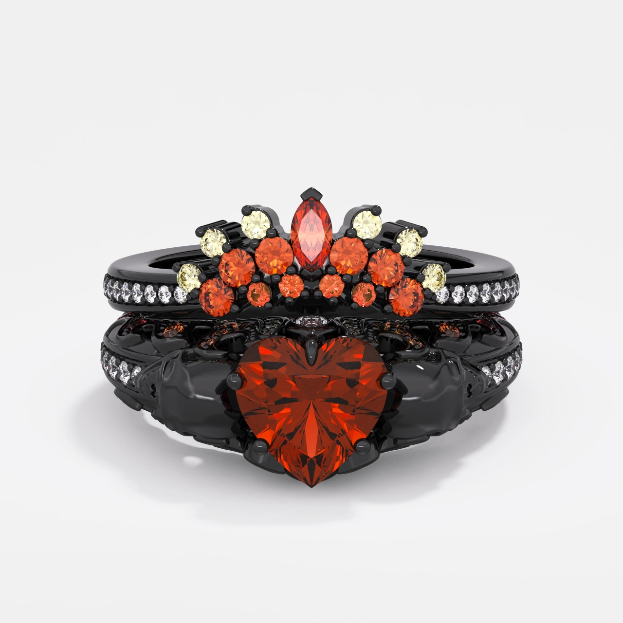 Gothique Crâne Bague