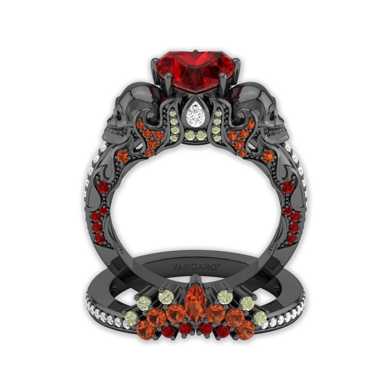 Gothic Skull Ring