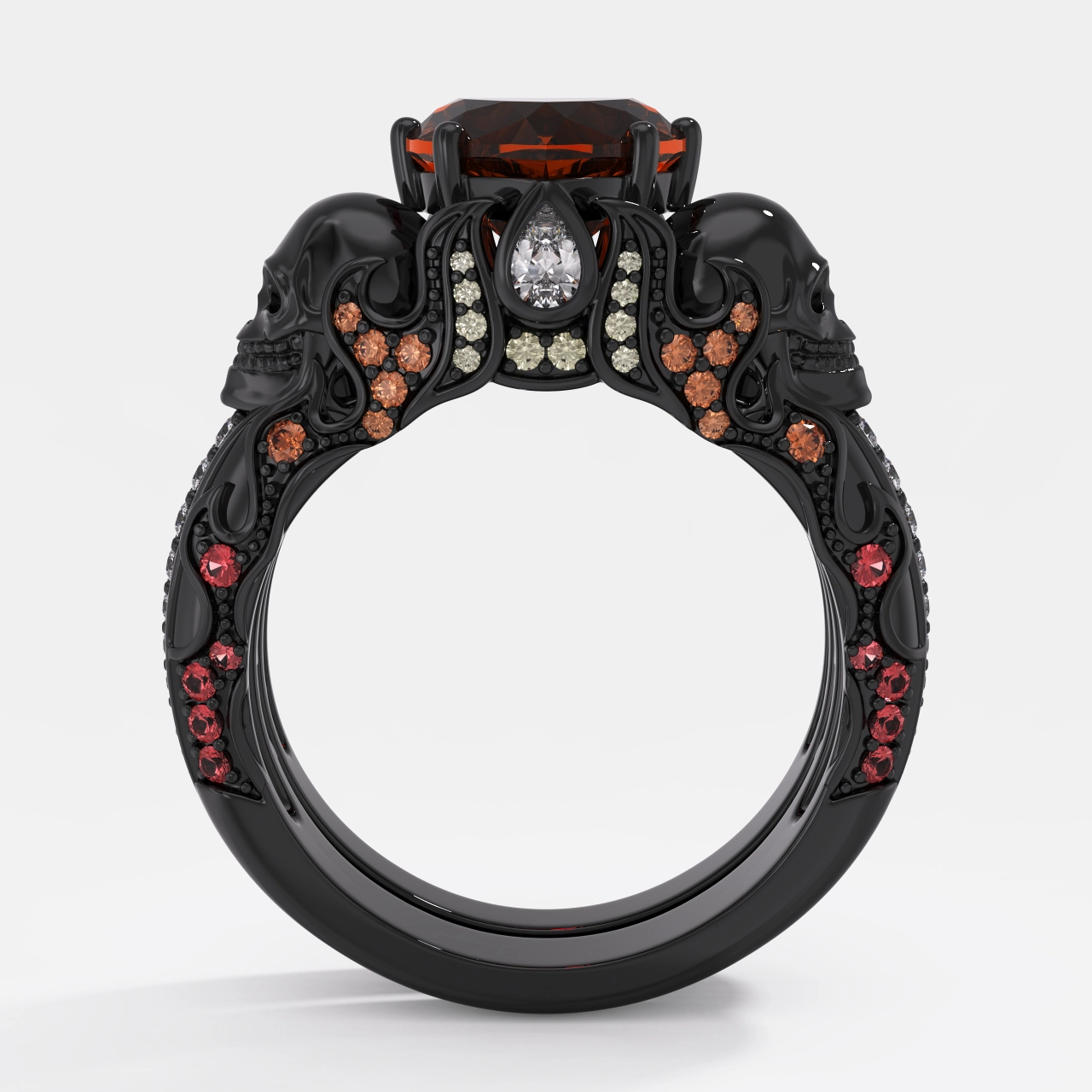 Gothic Skull Ring