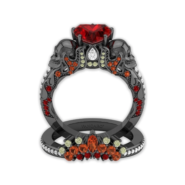 Gothic Skull Ring