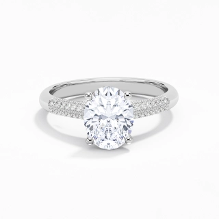 Retro Oval 2.00ct Moissanite Engagement Ring