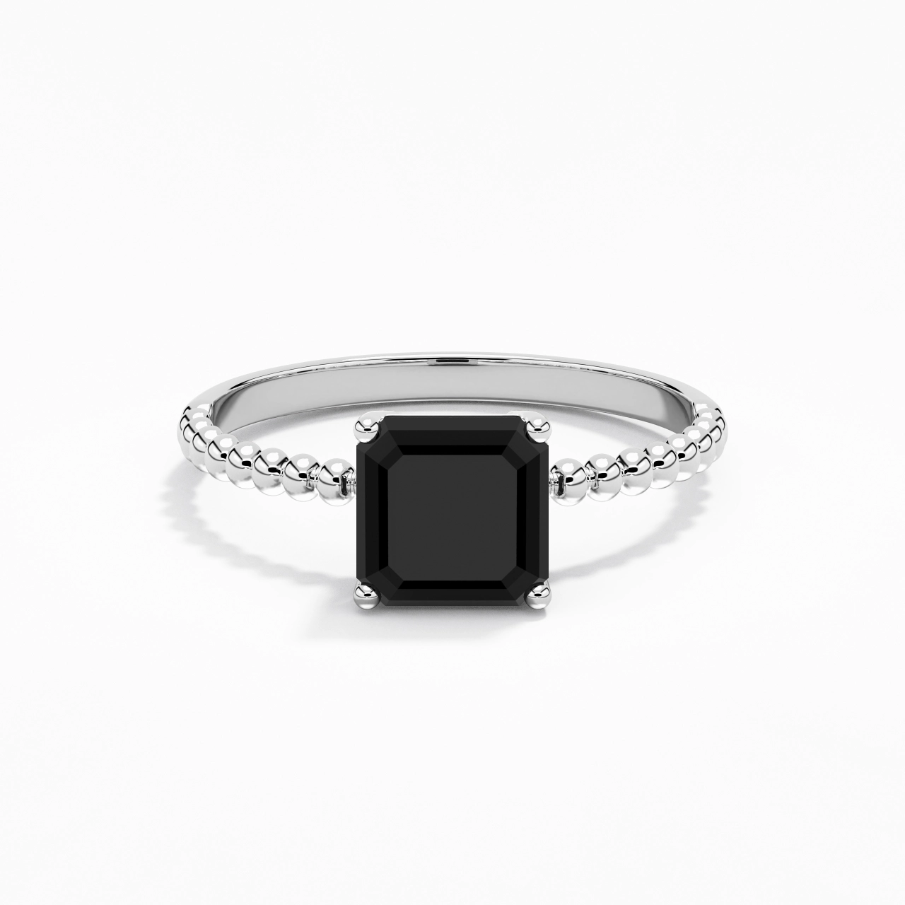 1.50ct Zircon cubique Bague de fiançailles Argent sterling 925
