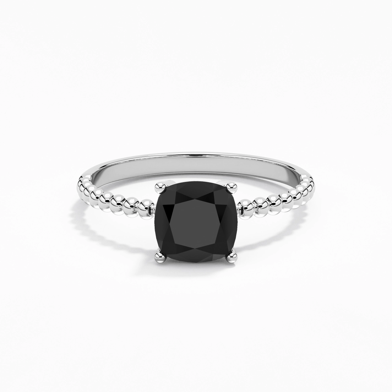 1.50ct Zircon cubique Bague de fiançailles Argent sterling 925