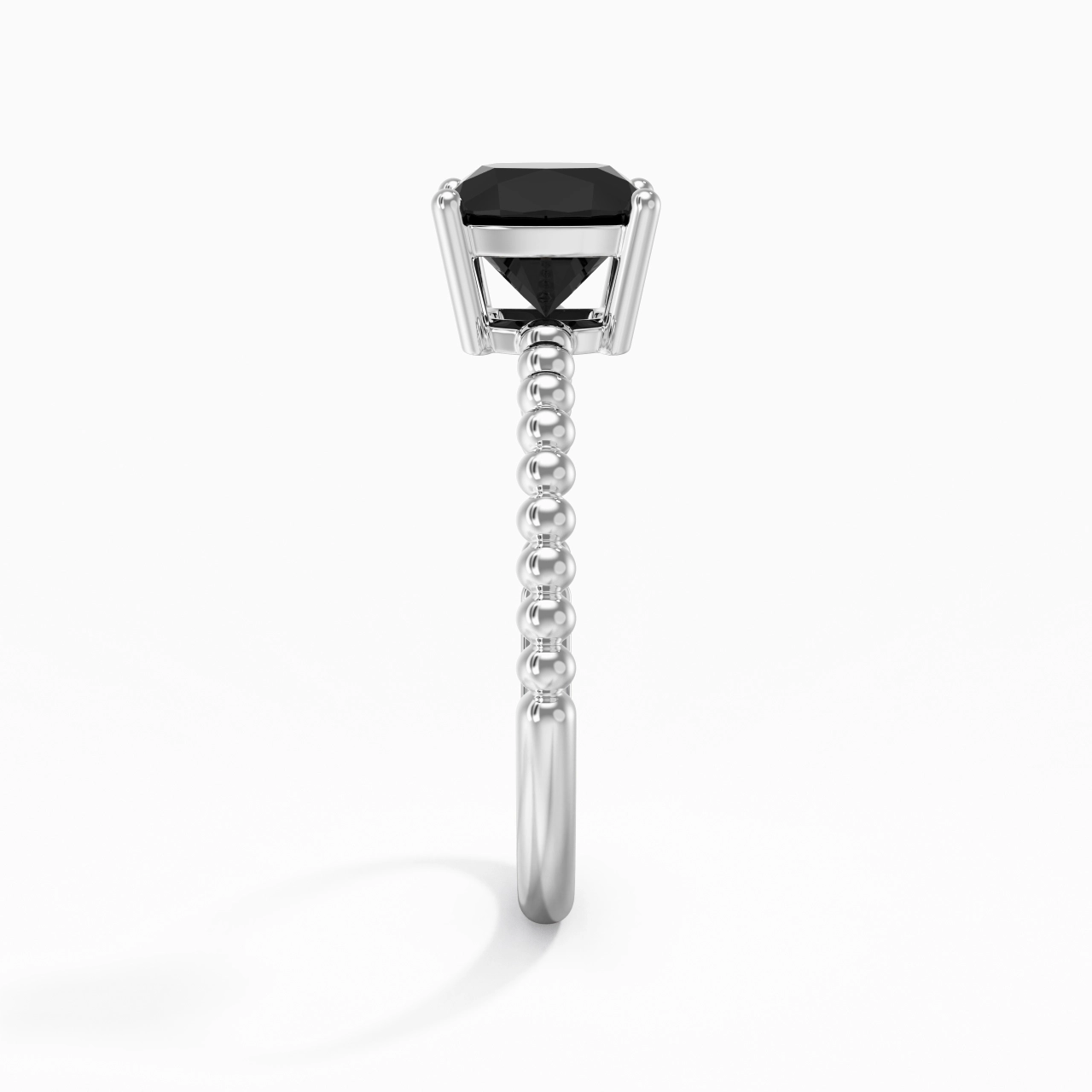 1.50ct Zircon cubique Bague de fiançailles Argent sterling 925