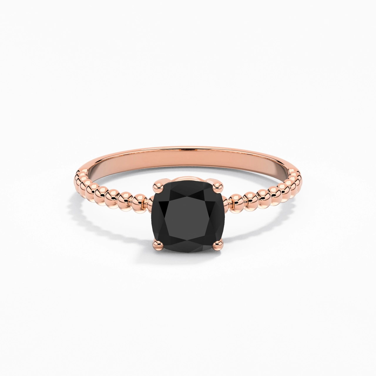 1.00ct Zircon cubique Bague de fiançailles Argent sterling 925