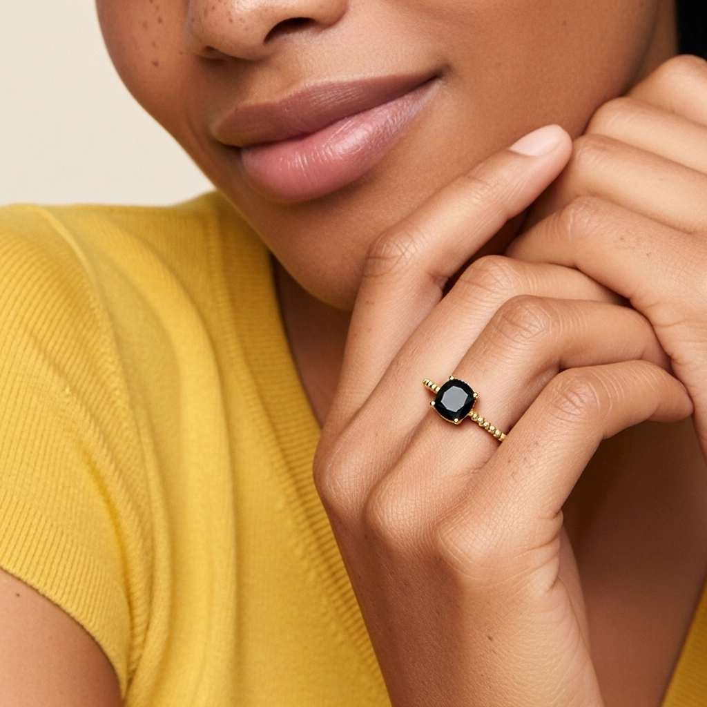 1.00ct Circonio cúbico Anillo de Compromiso Plata esterlina 925