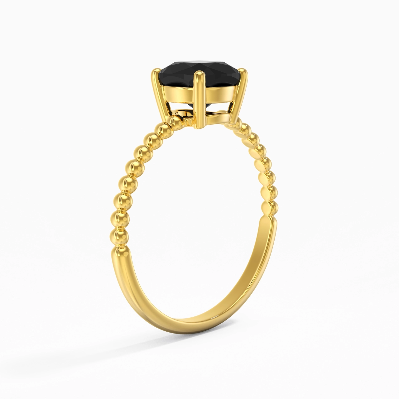 1.00ct Zircon cubique Bague de fiançailles Argent sterling 925