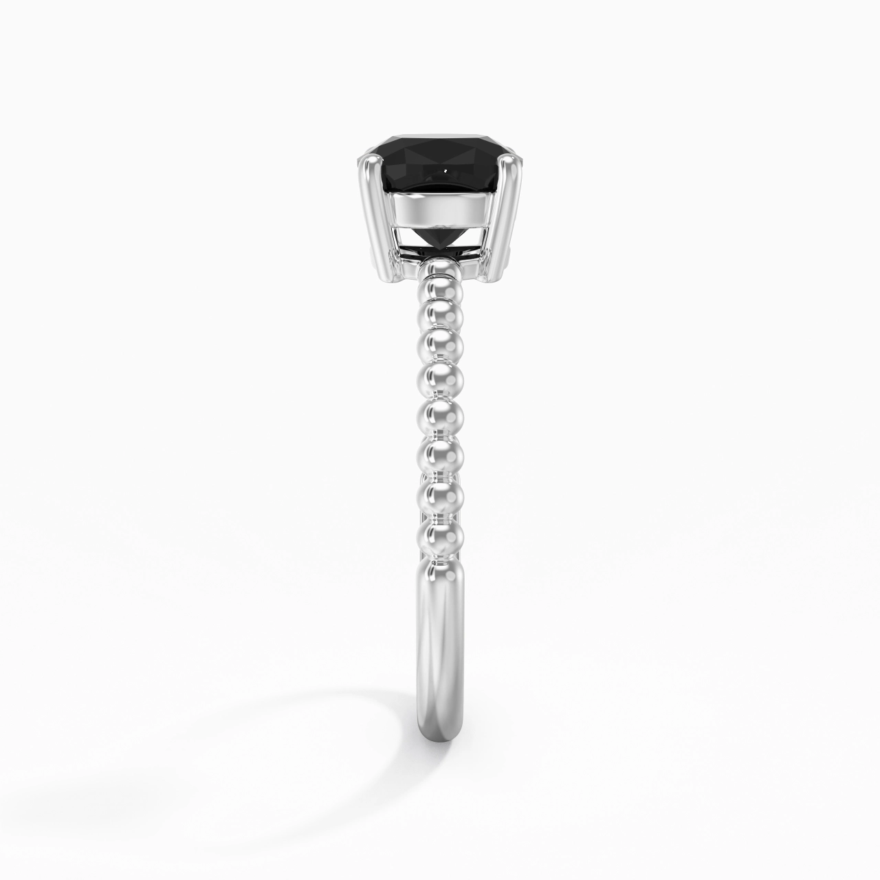 1.00ct Cubic Zirconia Engagement Ring 925 Sterling Silver