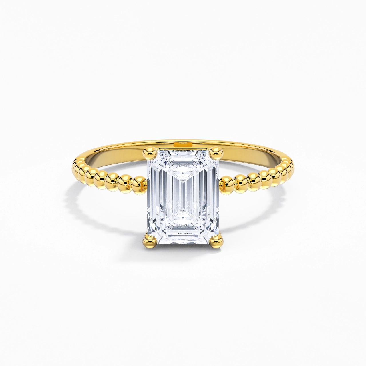 2.00ct Moissanite Bague de fiançailles Or 14 carats
