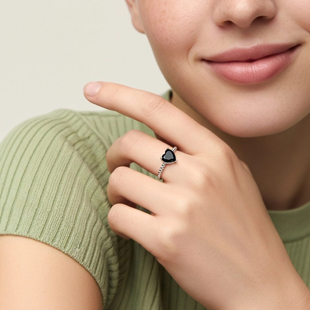 1.00ct Cubic Zirconia Engagement Ring 925 Sterling Silver