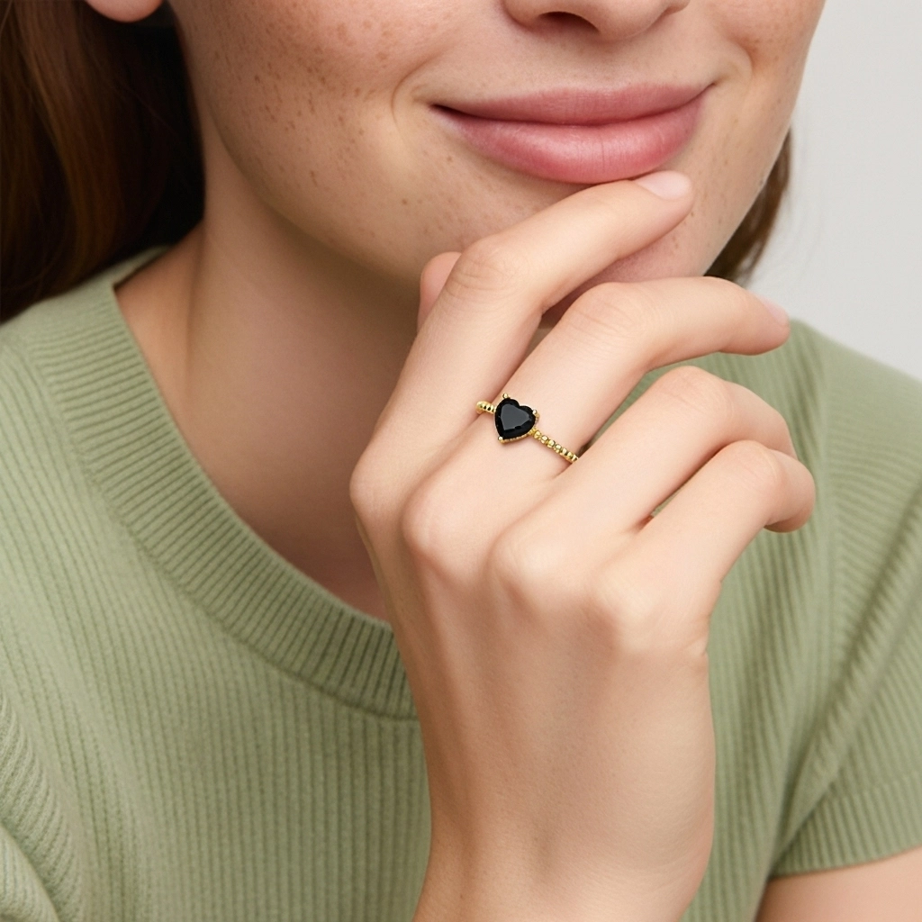 1.00ct Circonio cúbico Anillo de Compromiso Plata esterlina 925