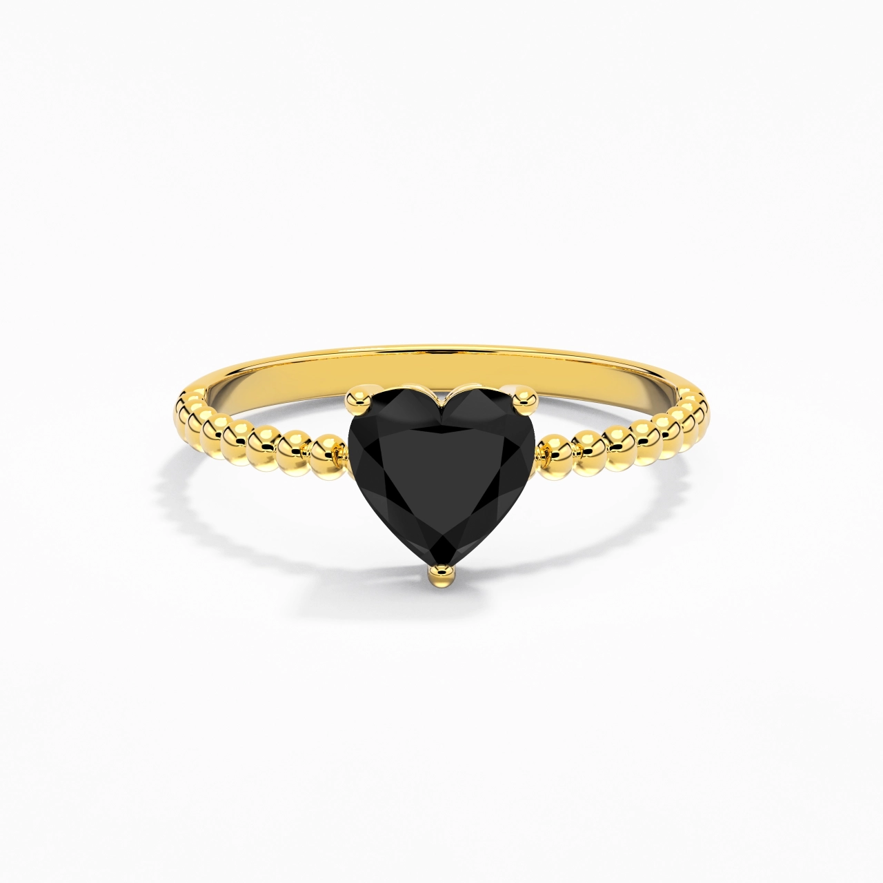 1.00ct Zircon cubique Bague de fiançailles Argent sterling 925