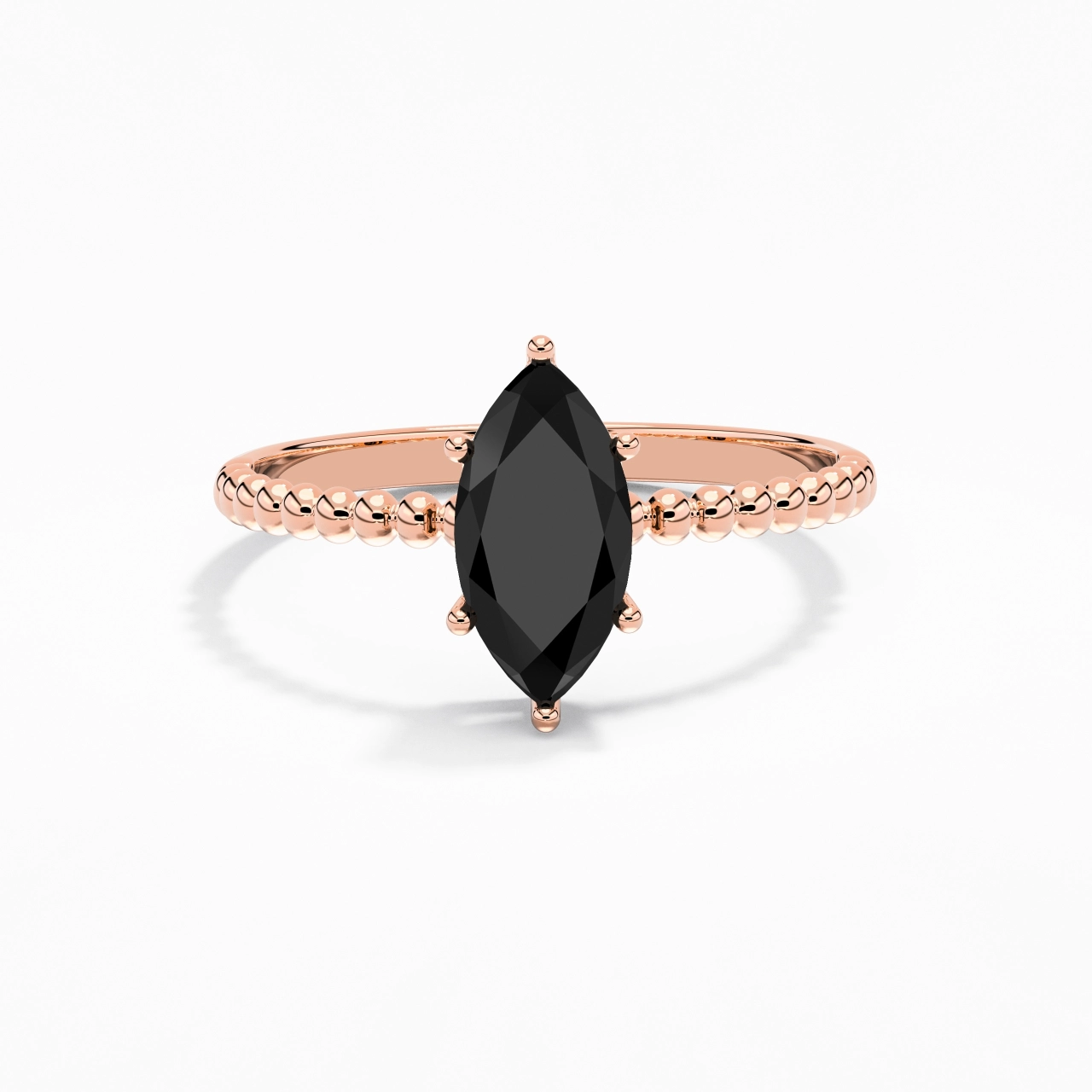 1.00ct Zircon cubique Bague de fiançailles Argent sterling 925