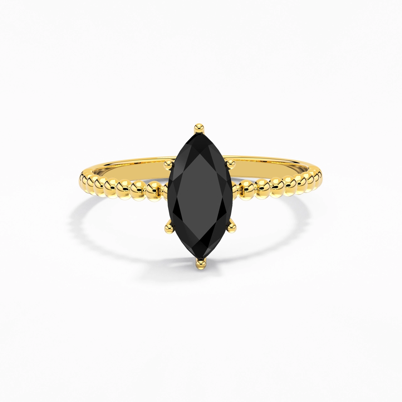 1.00ct Zircon cubique Bague de fiançailles Argent sterling 925