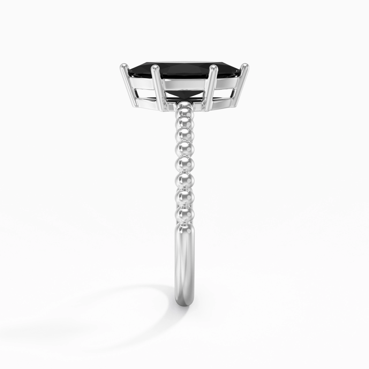 1.00ct Cubic Zirconia Engagement Ring 925 Sterling Silver