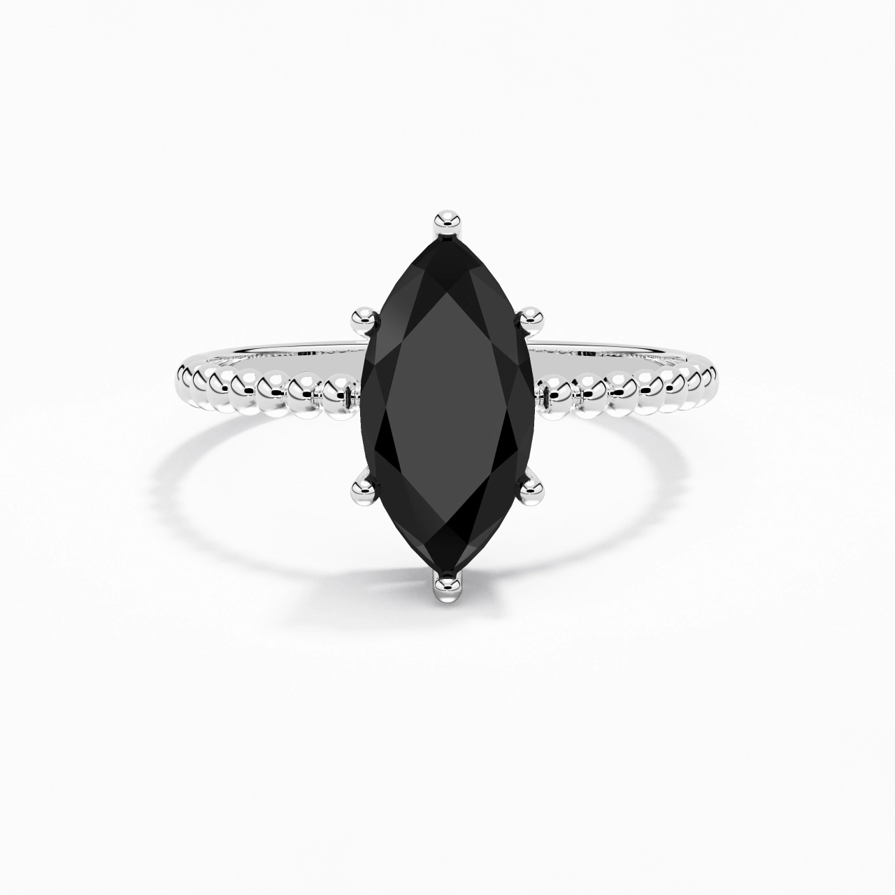 2.00ct Zircon cubique Bague de fiançailles Argent sterling 925