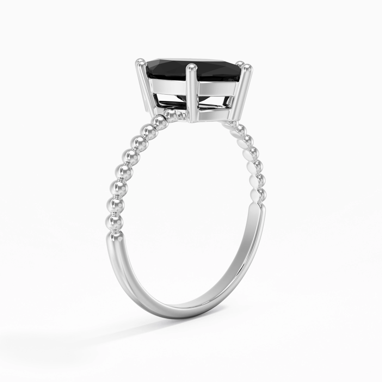 2.00ct Zircon cubique Bague de fiançailles Argent sterling 925