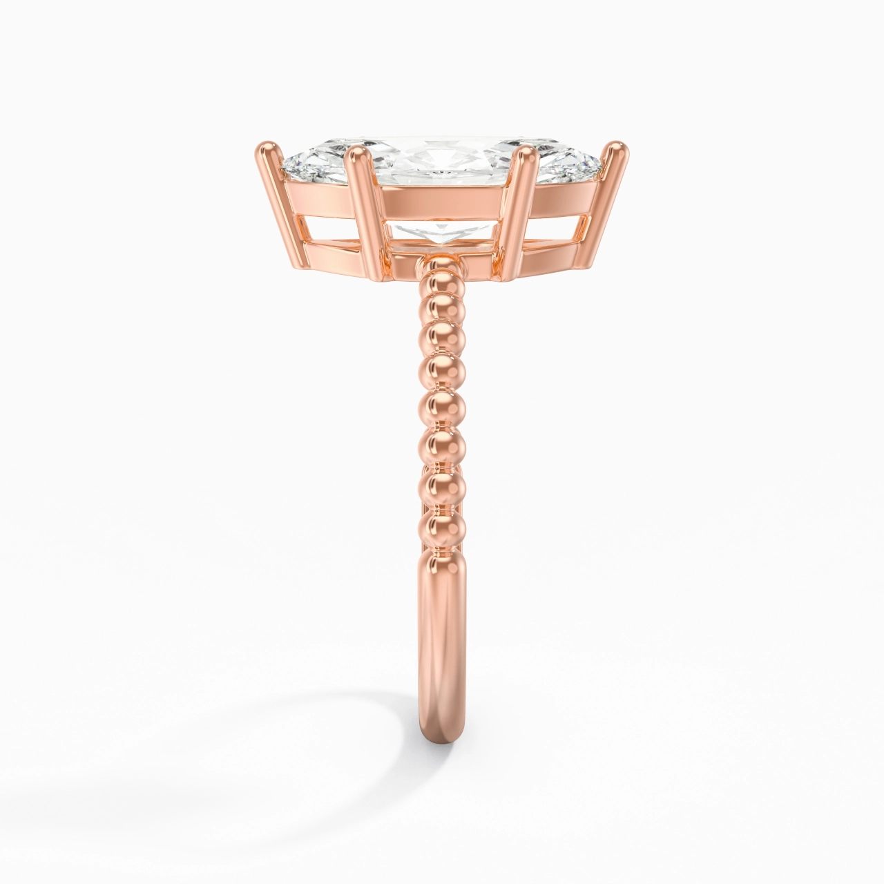 2.00ct Moissanite Engagement Ring 925 Sterling Silver