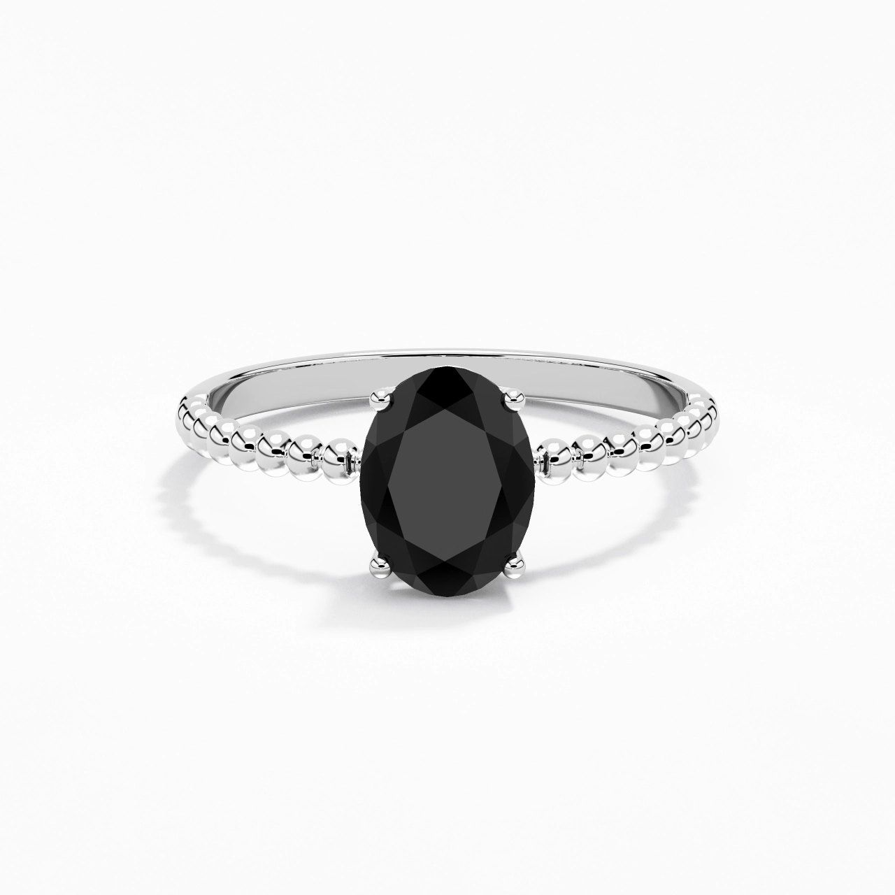 1.50ct Zircon cubique Bague de fiançailles Argent sterling 925