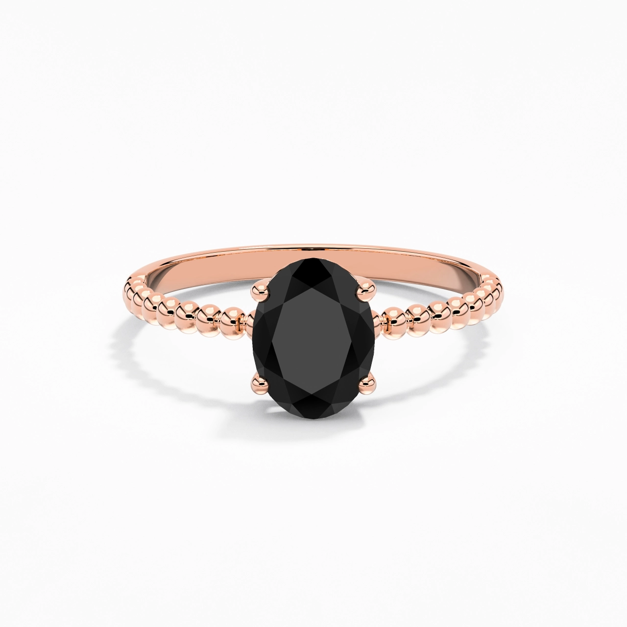 1.00ct Zircon cubique Bague de fiançailles Argent sterling 925