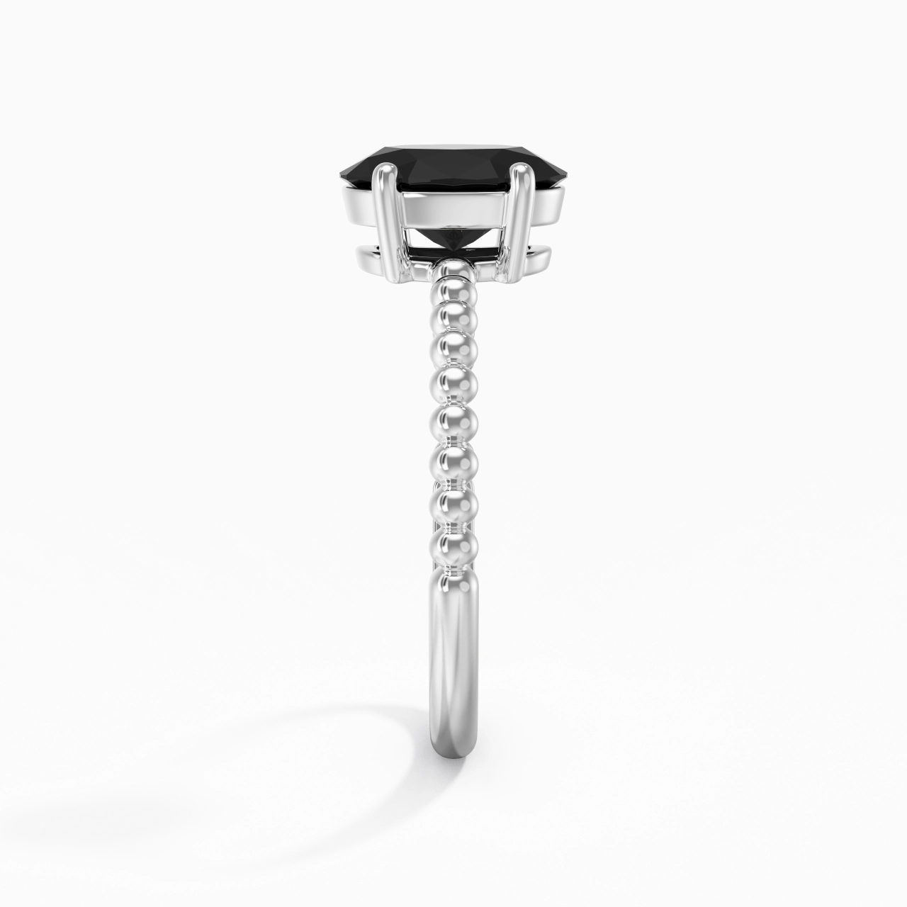 1.00ct Cubic Zirconia Engagement Ring 925 Sterling Silver