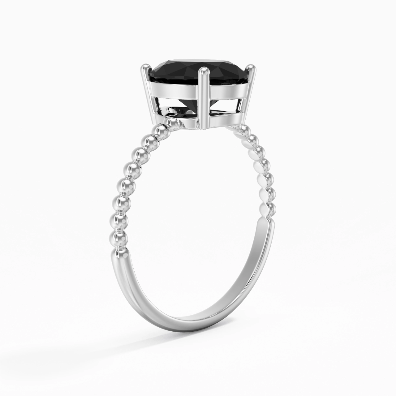 2.00ct Zircon cubique Bague de fiançailles Argent sterling 925