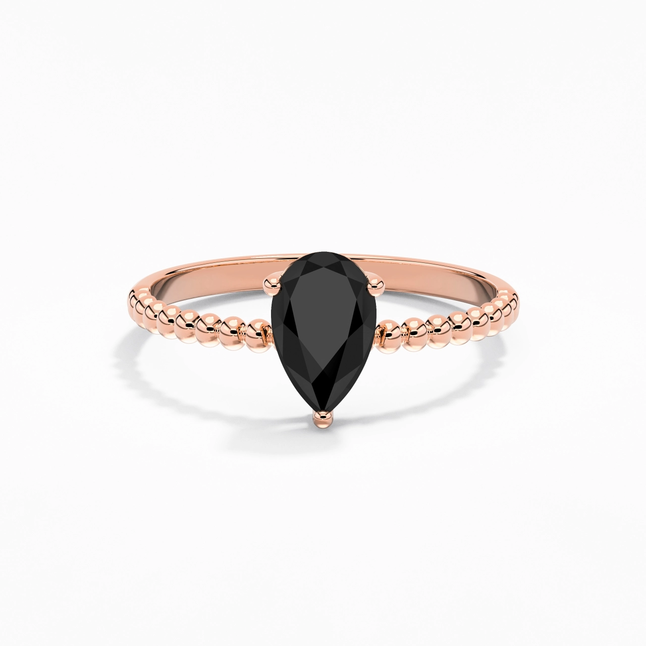 1.00ct Zircon cubique Bague de fiançailles Argent sterling 925