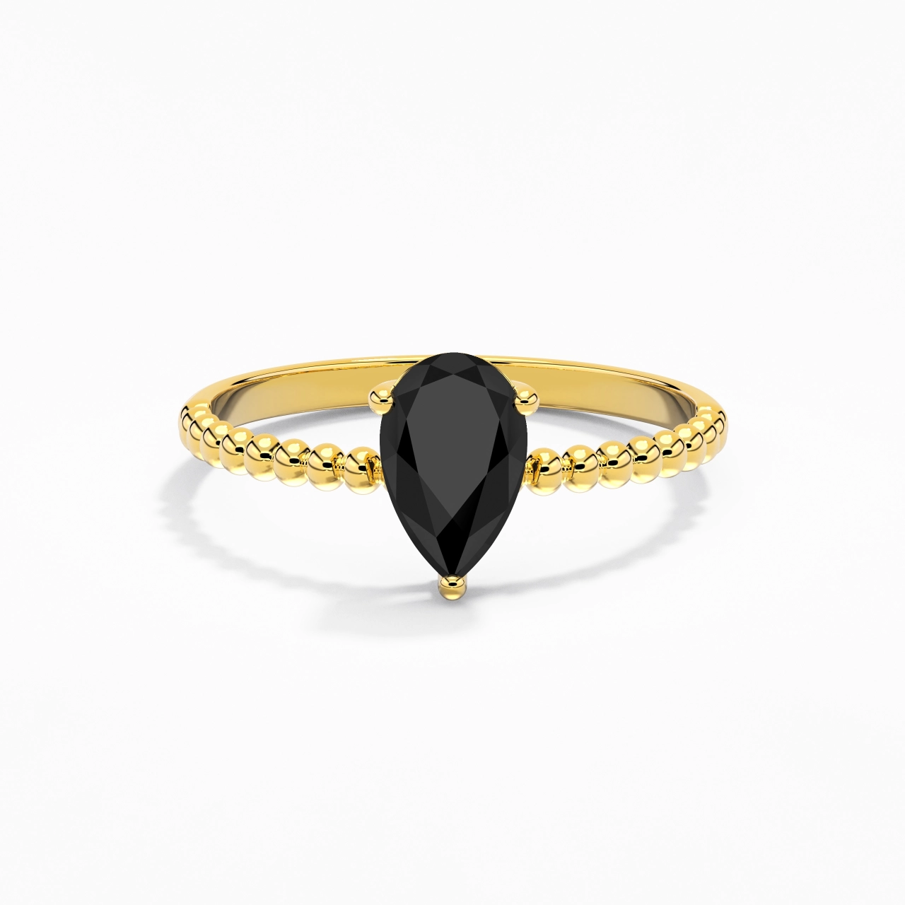 1.00ct Zircon cubique Bague de fiançailles Argent sterling 925