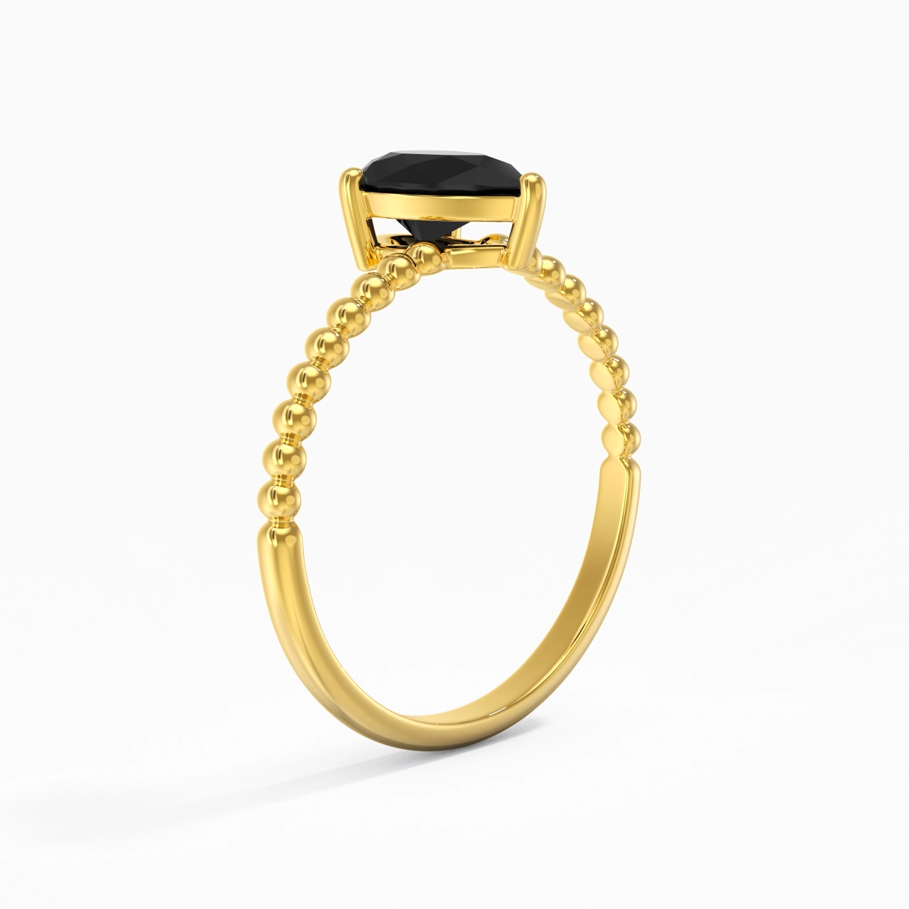 1.00ct Zircon cubique Bague de fiançailles Argent sterling 925
