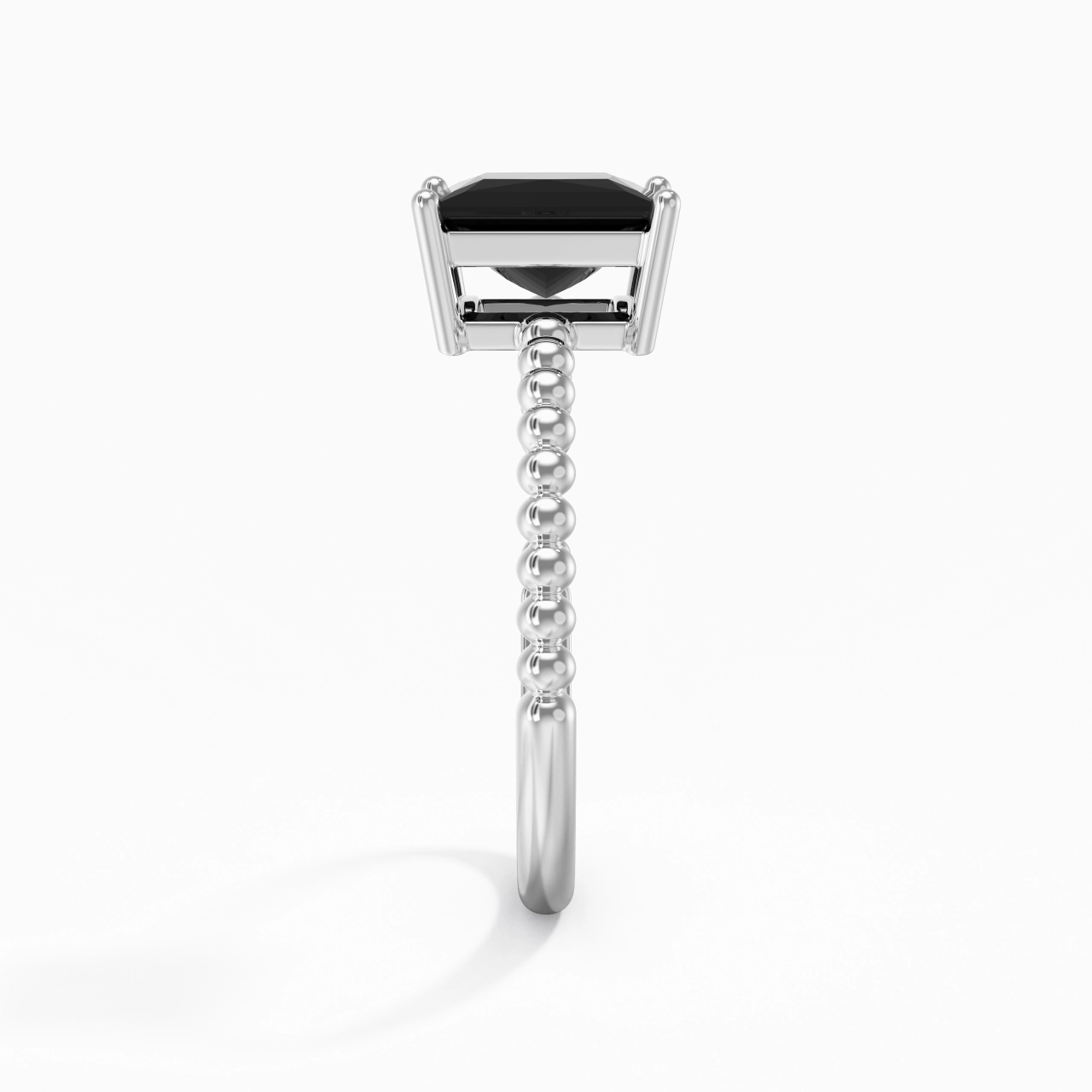 1.50ct Zircon cubique Bague de fiançailles Argent sterling 925