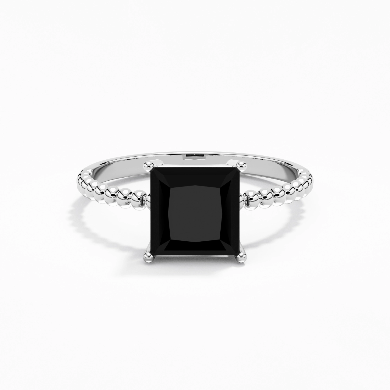 2.00ct Zircon cubique Bague de fiançailles Argent sterling 925