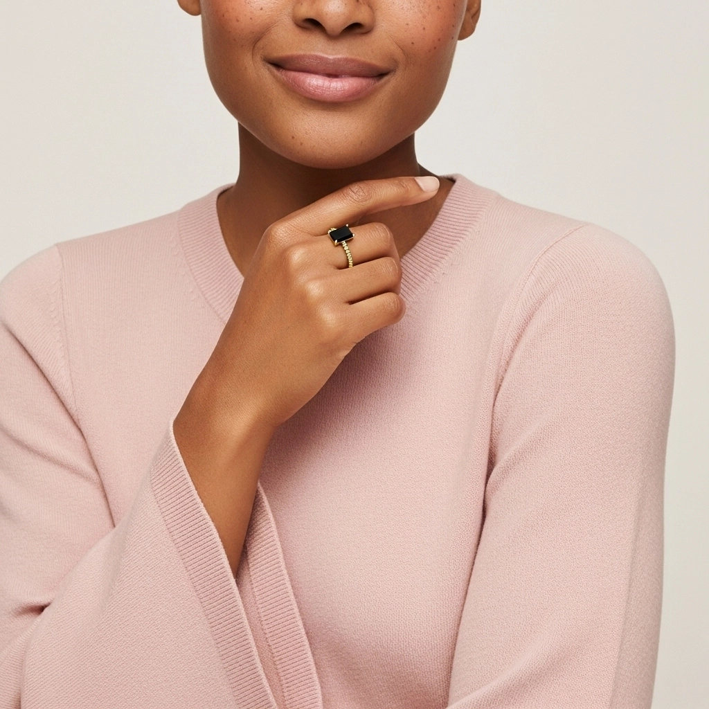 1.00ct Circonio cúbico Anillo de Compromiso Plata esterlina 925