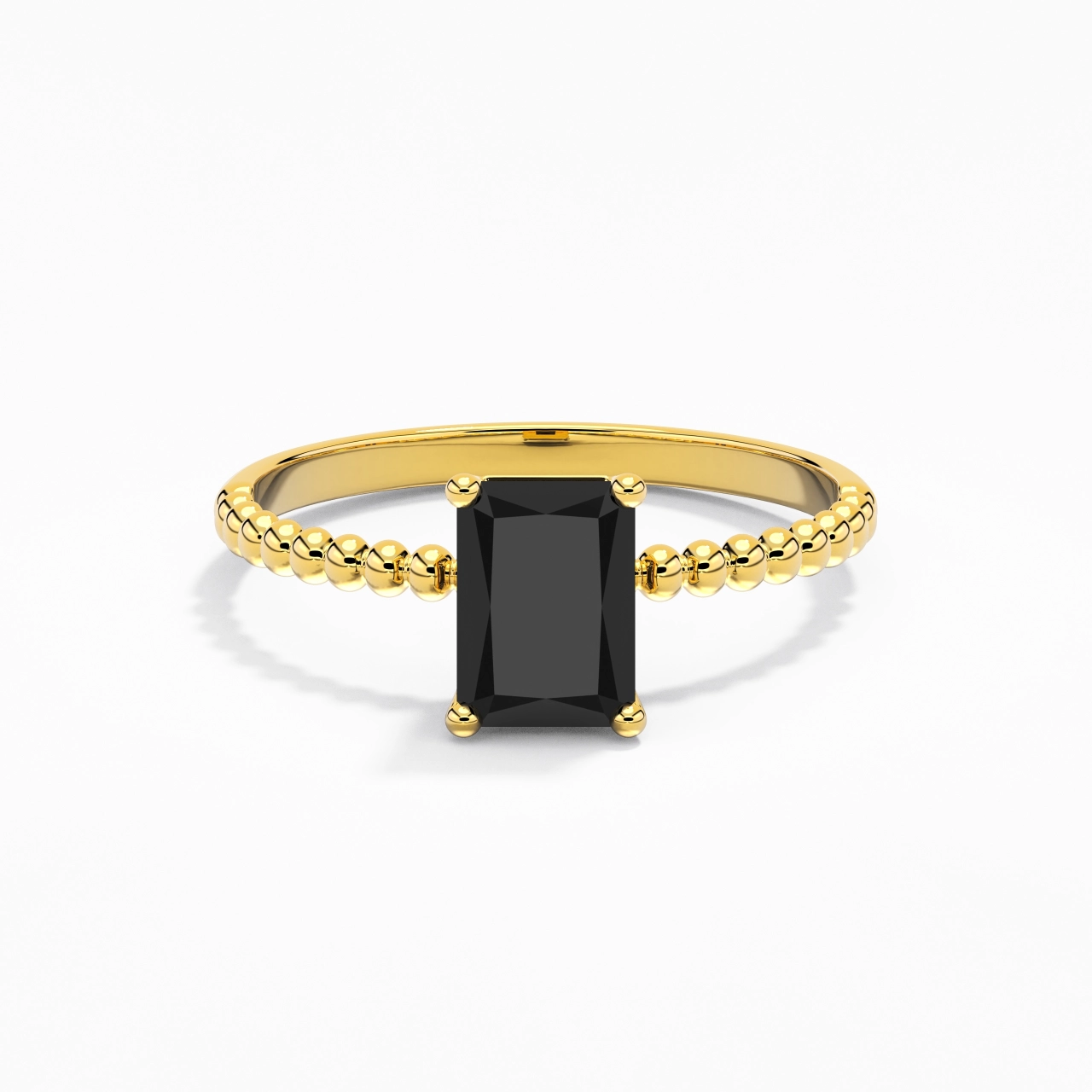 1.00ct Zircon cubique Bague de fiançailles Argent sterling 925