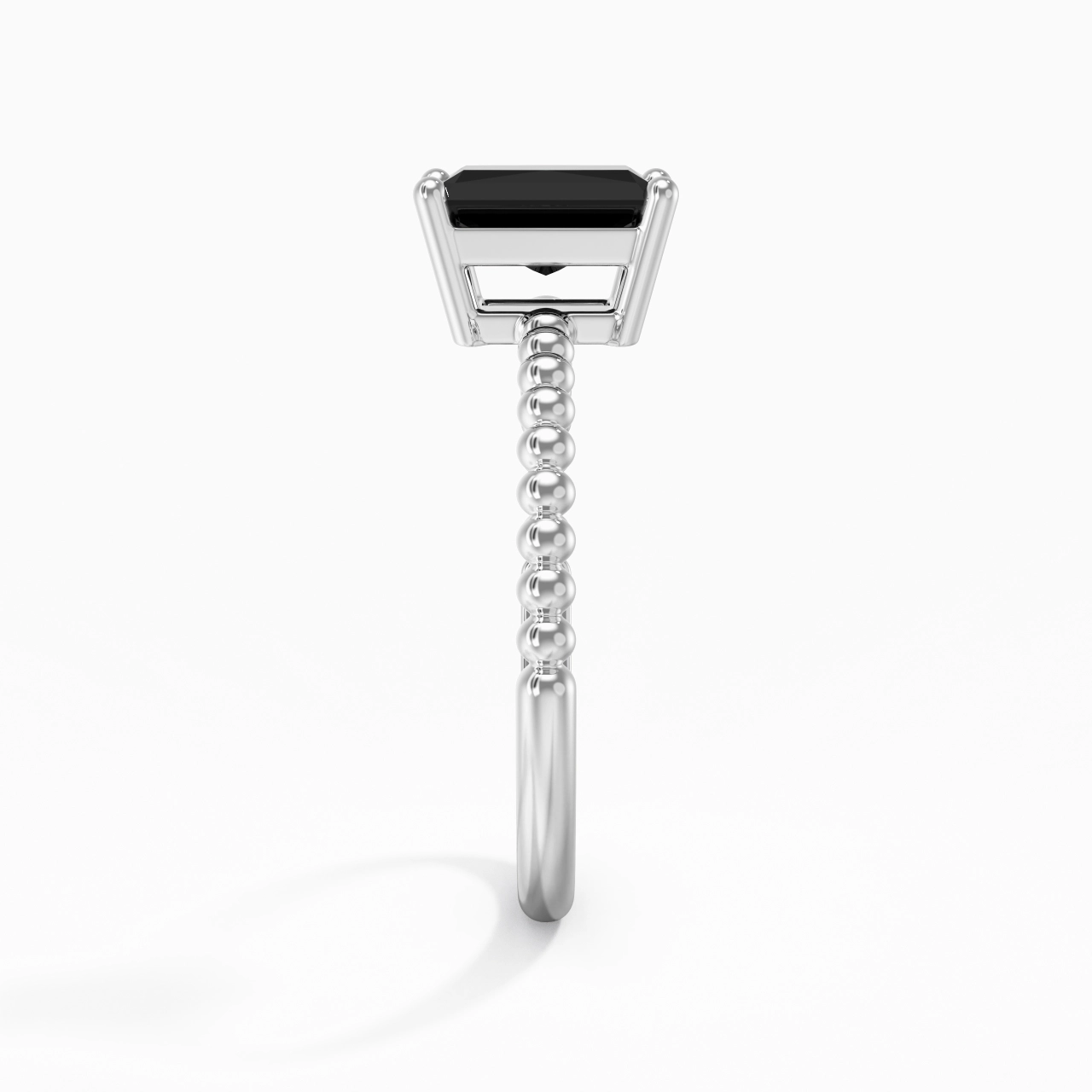 1.00ct Cubic Zirconia Engagement Ring 925 Sterling Silver