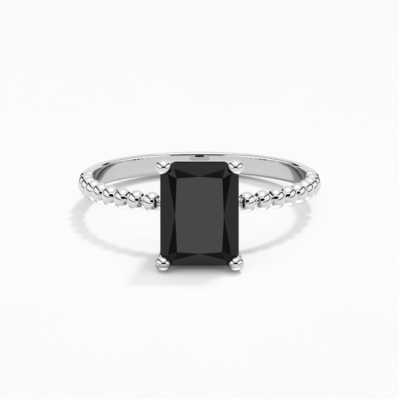 2.00ct Zircon cubique Bague de fiançailles Argent sterling 925