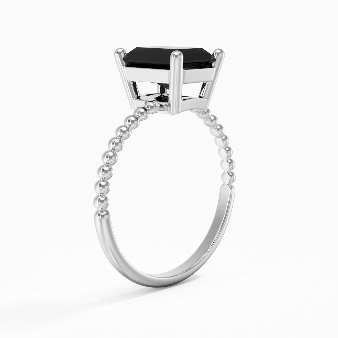 2.00ct Zircon cubique Bague de fiançailles Argent sterling 925