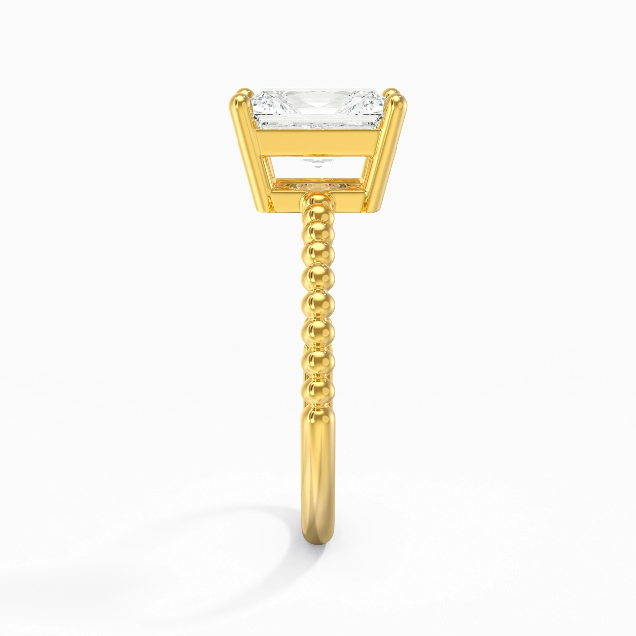 2.00ct Moissanite Engagement Ring 18K Gold