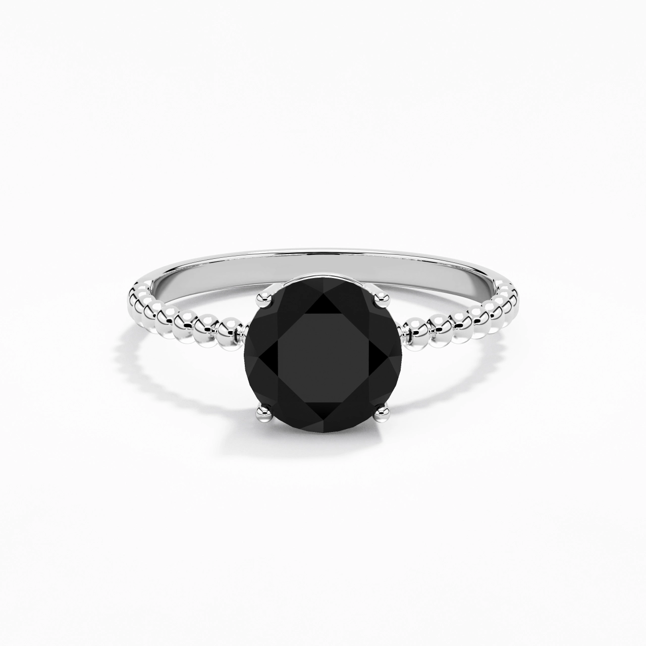 1.50ct Zircon cubique Bague de fiançailles Argent sterling 925